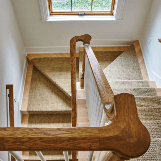 Stairs with landing